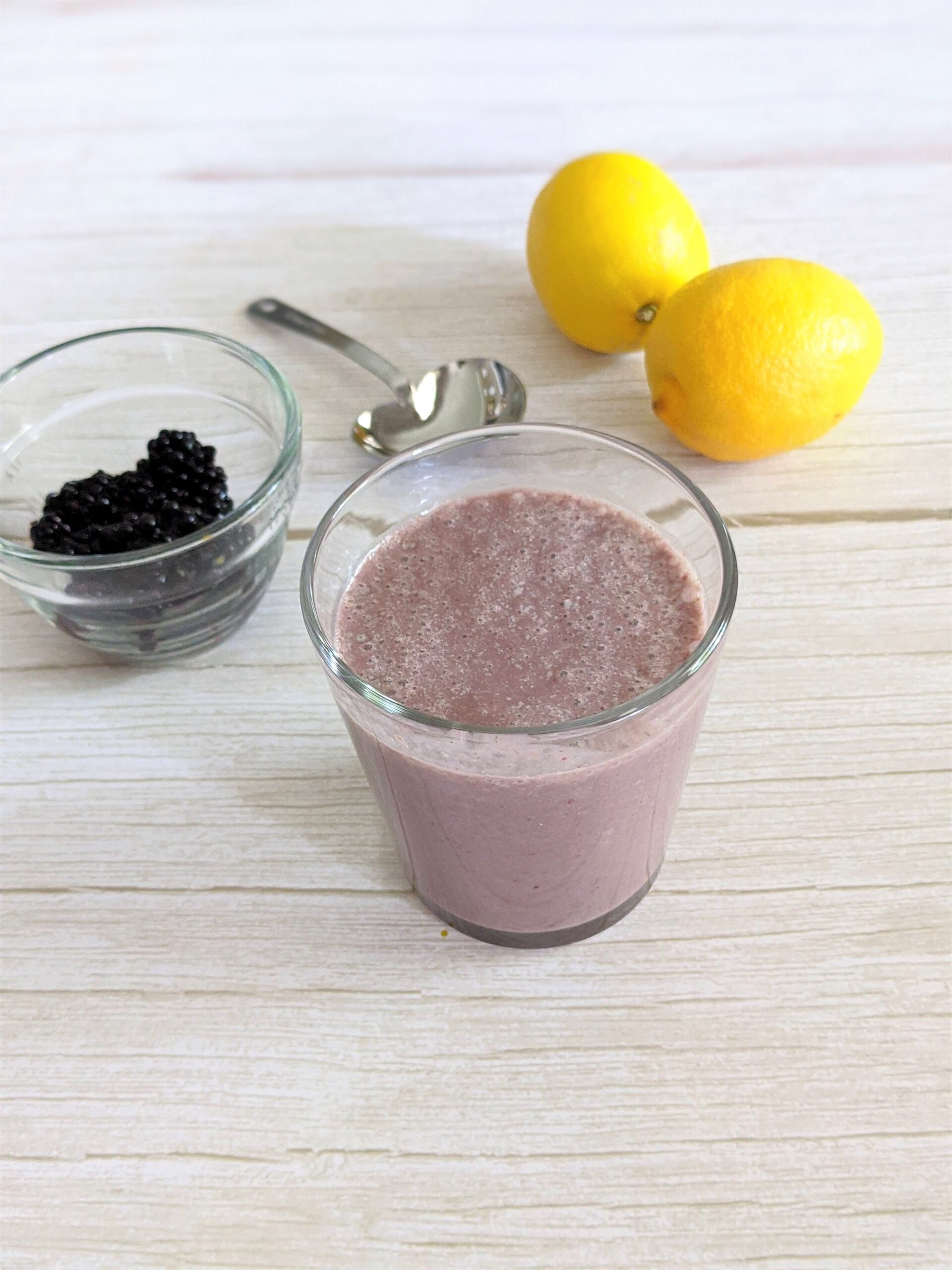 Blackberry Limeade Protein Shake