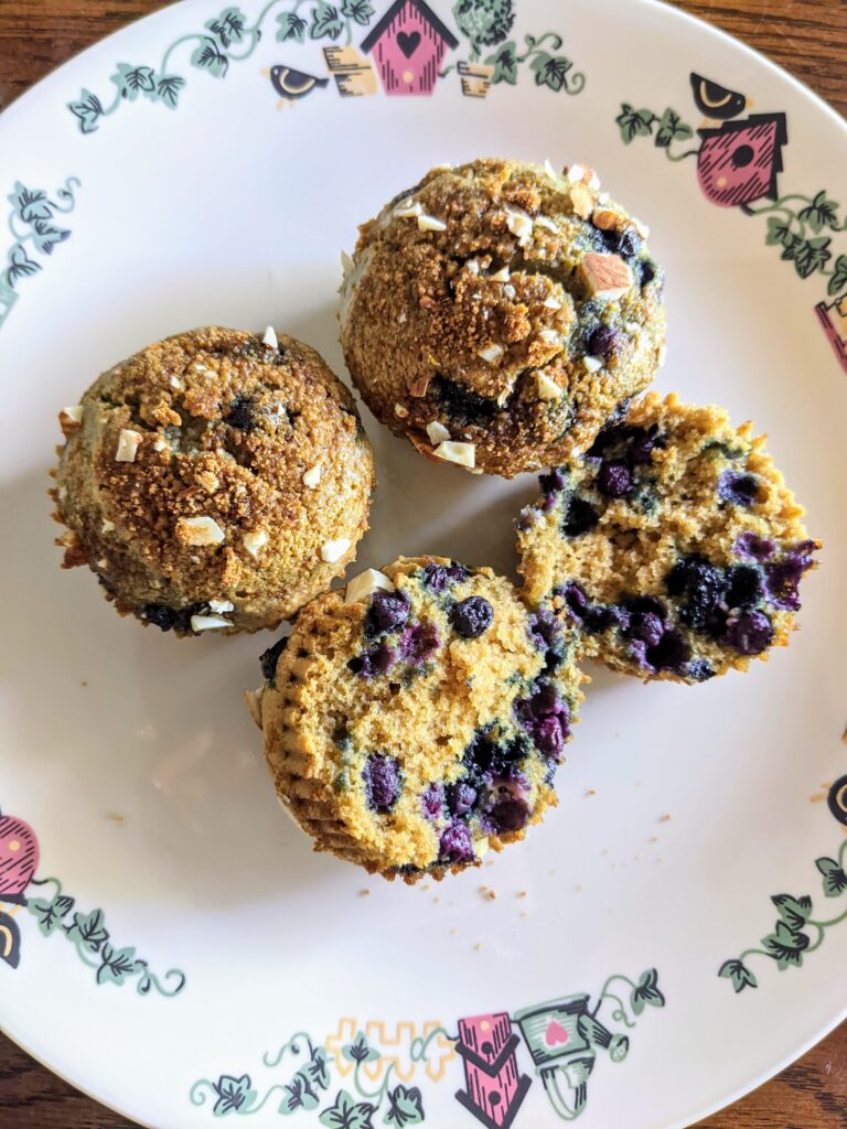 Paleo Blueberry Muffins