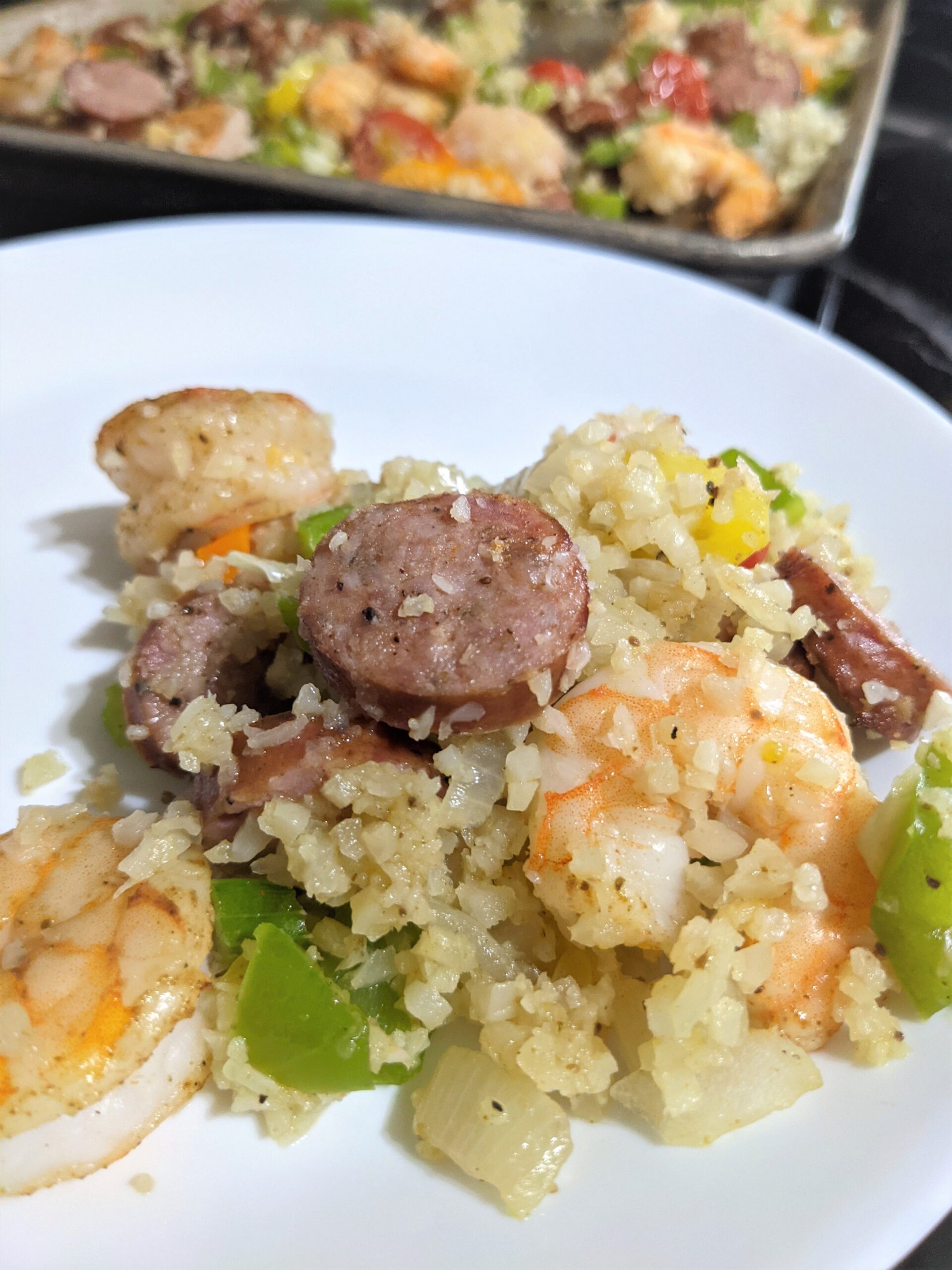 Jambalaya with Cauliflower Rice Jays Home Kitchen