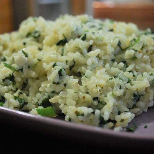 Spinach Rice reciepe